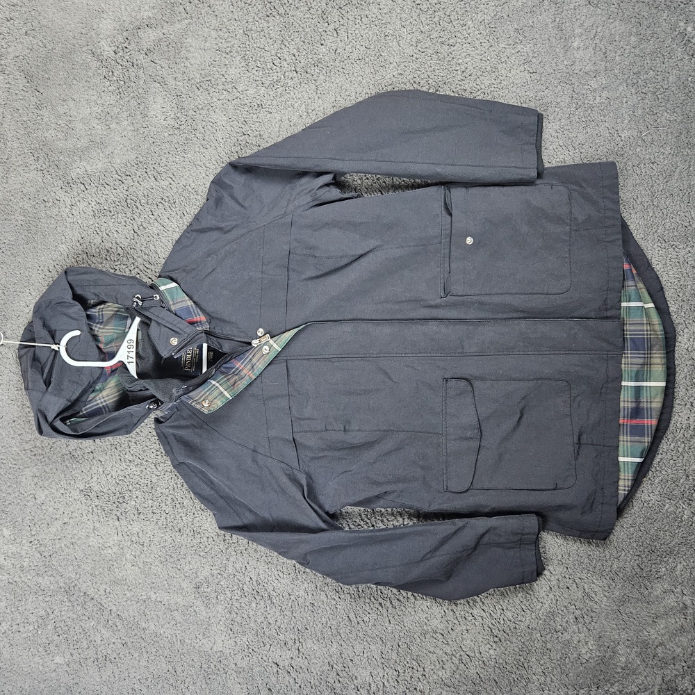 Pendleton‎ Jacket Mens XL Navy Hooded Plaid Lined Outdoor Heritage Classic